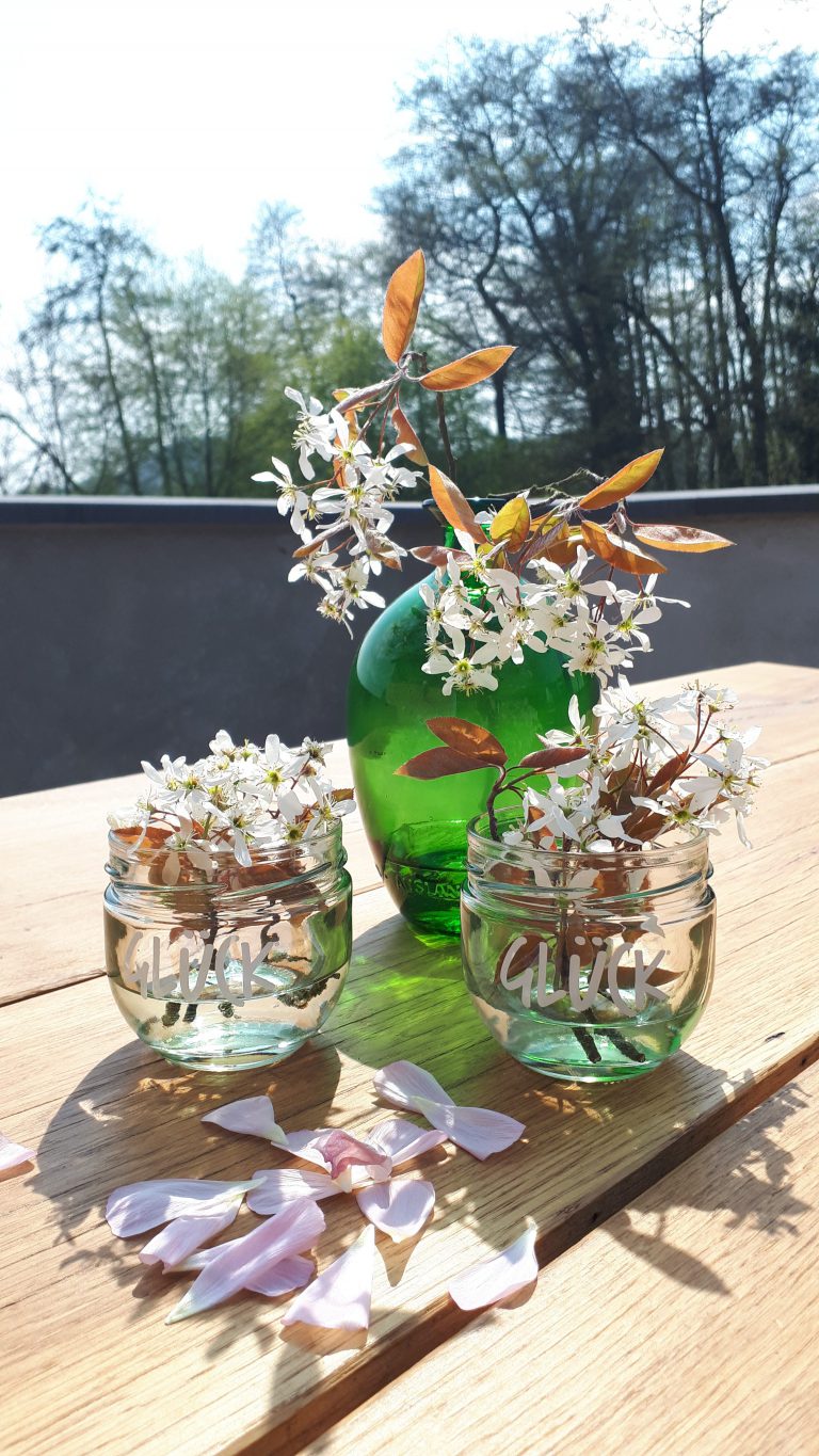 Glück Gläser Bepflanzen
